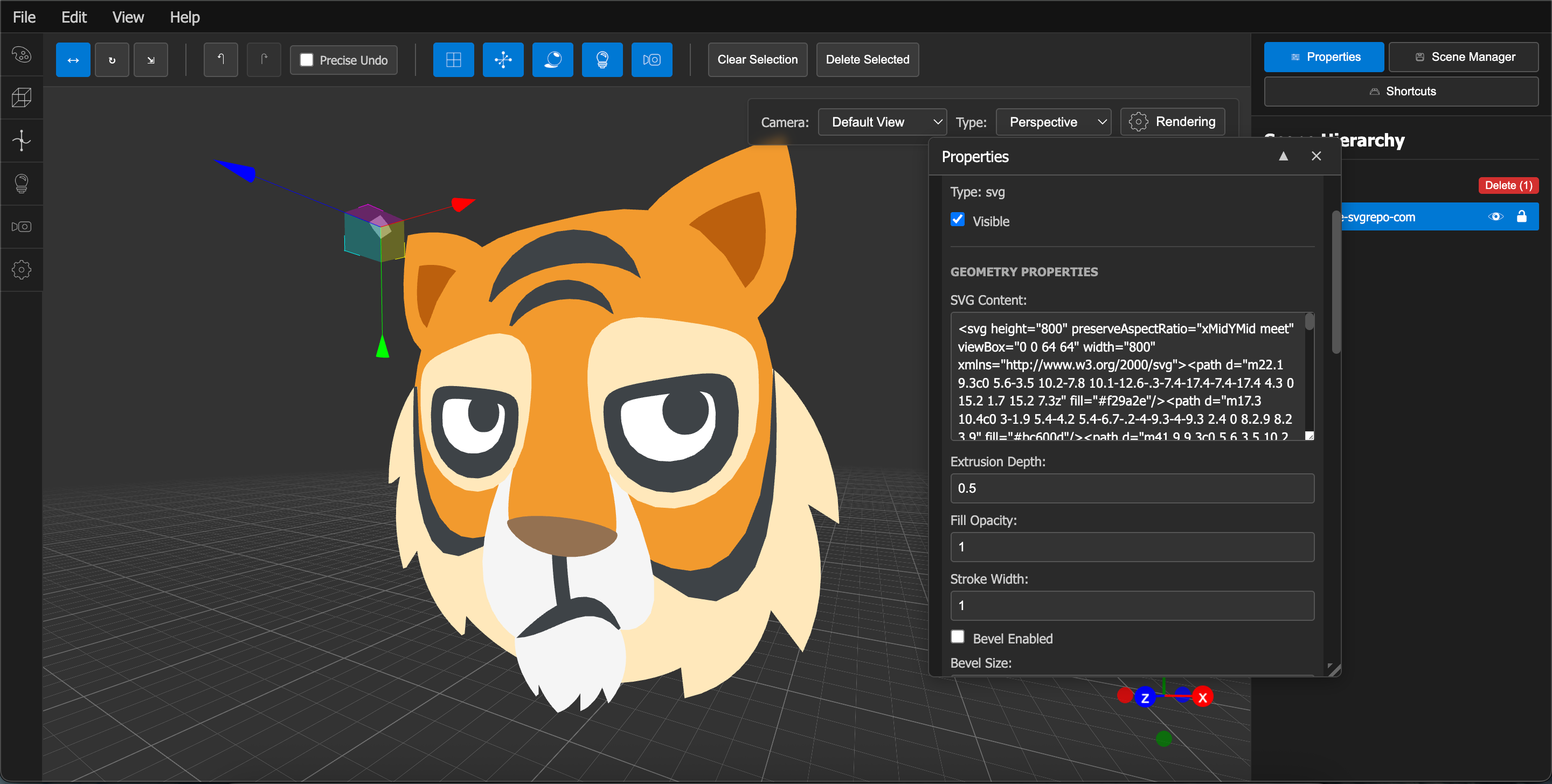 Animation Timeline Interface